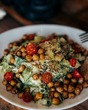 Kale Ceasar Salad at Tierra Verde in Playa Del Carmen