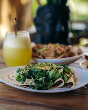 Quesadillas at Tierra Verde in Playa Del Carmen