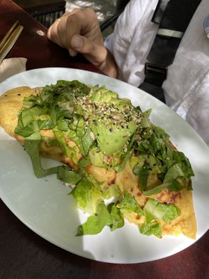 Omlet Primavera (vegan)   at Tierra Verde in Playa Del Carmen