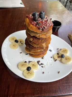 Improved hot cakes 💪🏻  at Tierra Verde in Playa Del Carmen