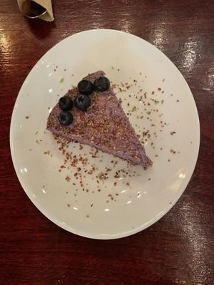 Blueberry pie  at Tierra Verde in Playa Del Carmen