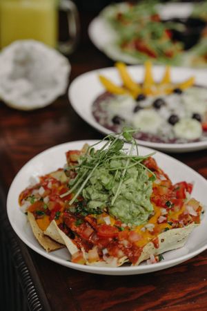 Nachos at Tierra Verde in Playa Del Carmen
