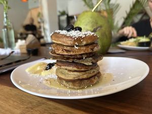 Hot cakes are epic!   at Tierra Verde in Playa Del Carmen