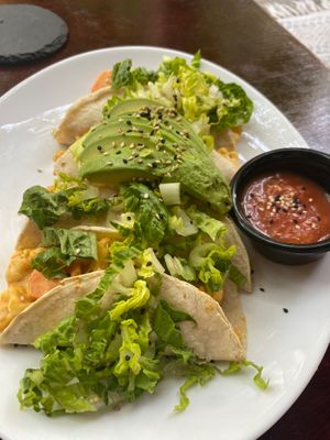 Mushroom quesadilla  at Tierra Verde in Playa Del Carmen