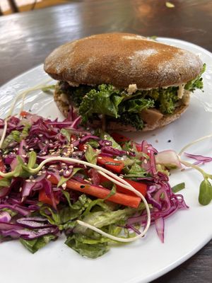 Make mushroom sandwichhes  at Tierra Verde in Playa Del Carmen
