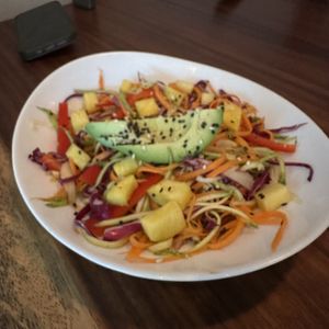 Pad Thai salad  at Tierra Verde in Playa Del Carmen