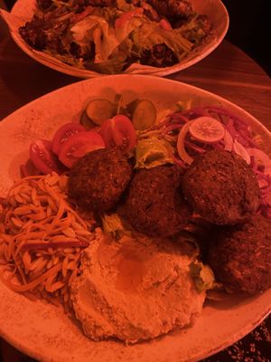Falafel bowl  at Salpa Bar in Istanbul