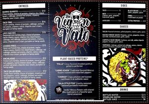 Da Menu SLAPS  at The Vegan Vato in Victorville