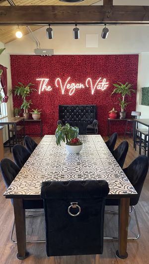 SICK table  at The Vegan Vato in Victorville