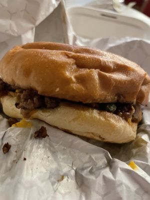 Cheesesteak   at Basil & Bunny in Bristol