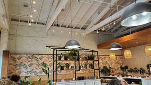 Inside at Basil & Bunny in Bristol