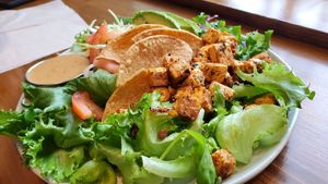 Avocado salad at Basil & Bunny in Bristol