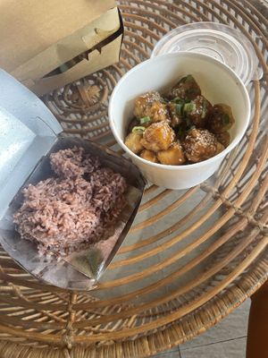 Teriyaki rice dish  at Vegan Cebu CIty - Wholefoods Plant-Based Cafe in Cebu