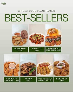 Best sellers  at Vegan Cebu CIty - Wholefoods Plant-Based Cafe in Cebu