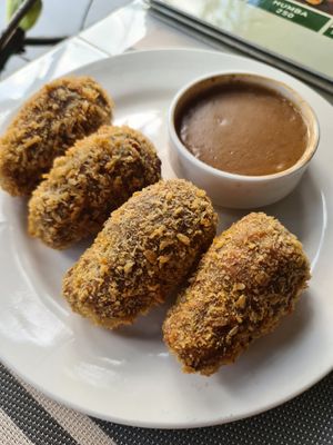 Jackfruit chicken wings at Vegan Cebu CIty - Wholefoods Plant-Based Cafe in Cebu