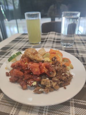 Vegan buffet and juice at Vegan Cebu CIty - Wholefoods Plant-Based Cafe in Cebu