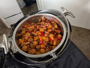 Sweet and sour veggie balls at Vegan Cebu CIty - Wholefoods Plant-Based Cafe in Cebu