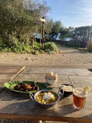 Tamarind lemonade  at Palaphita in Cascais