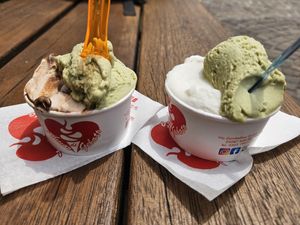 Cremino, Pistachio, Coco at Amore Di Gelati in Salo