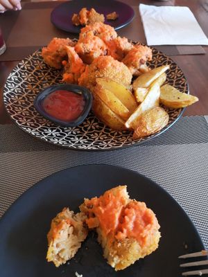Cauliflower wings at CASA AÜA MÉRIDA in Merida