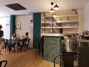 Inside at La Perra Verde in Barcelona