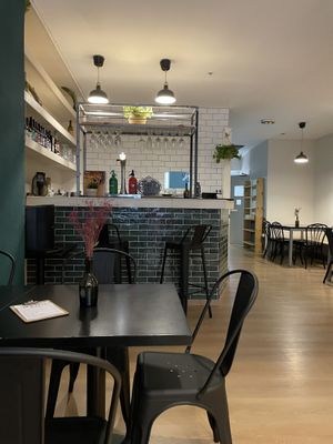 Inside  at La Perra Verde in Barcelona