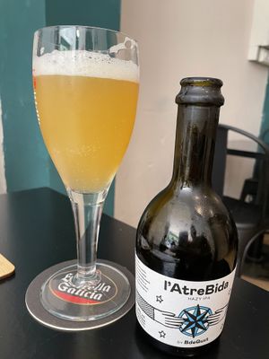 Bdegust beer  at La Perra Verde in Barcelona