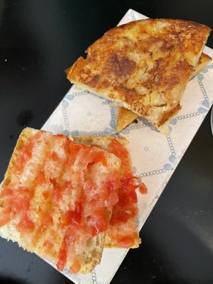 Tortilla  at La Perra Verde in Barcelona