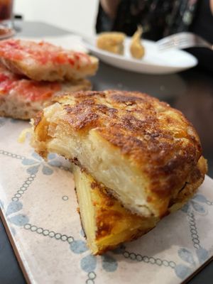 Tortilla  at La Perra Verde in Barcelona