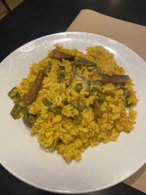 Paella   at La Perra Verde in Barcelona