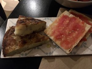 Tortilla  at La Perra Verde in Barcelona