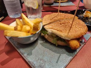 Milanesa at La Perra Verde in Barcelona