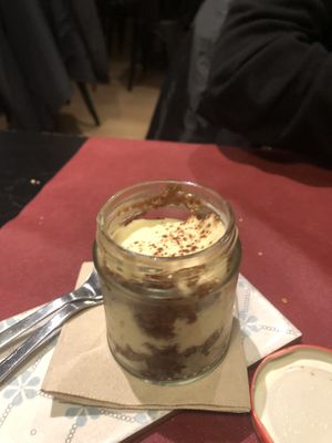 Tiramisu   at La Perra Verde in Barcelona