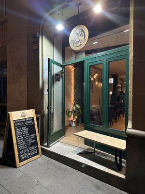 Outside view  at La Perra Verde in Barcelona