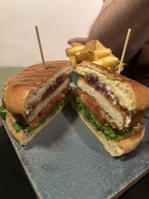Burger nopollo   at La Perra Verde in Barcelona