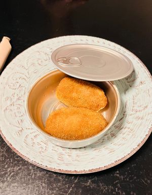 Croquetas  at La Perra Verde in Barcelona