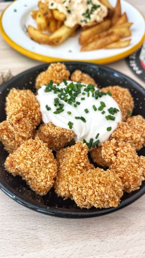 Palomitas de coliflor   at La Perra Verde in Barcelona
