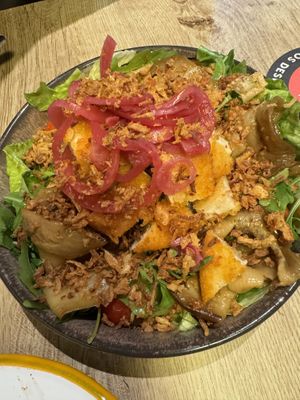 Salad   at La Perra Verde in Barcelona