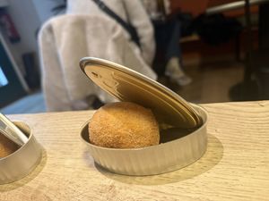 Croquetas  at La Perra Verde in Barcelona