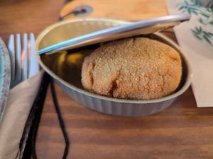 Croquette at La Perra Verde in Barcelona