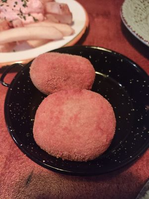 Croquetas at La Perra Verde in Barcelona