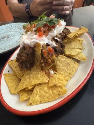 Nachos  at La Perra Verde in Barcelona