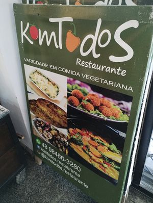Great options, and it's 90 vegan now... at Komtodos Restaurant in Florianopolis