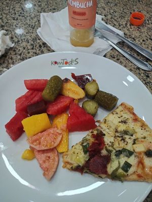 Daily meal... at Komtodos Restaurant in Florianopolis