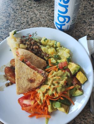 Our daily marmita is traditional. at Komtodos Restaurant in Florianopolis