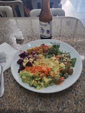 Ones daily meal. at Komtodos Restaurant in Florianopolis