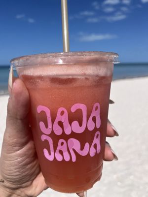 Limonada de fresas 🍓   at JAJAJANA in Merida
