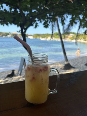 Manual Antonio mocktail  at Pura Vida in Roatan