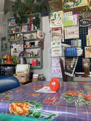 Inside look, amazing reading materials and art   at PENTAGON in Lisbon