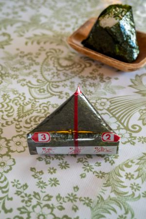 onigiris at PENTAGON in Lisbon